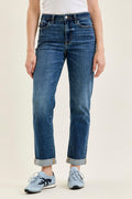 Judy Blue Mid Rise Billie Boyfriend Jeans – Everyday Indigo