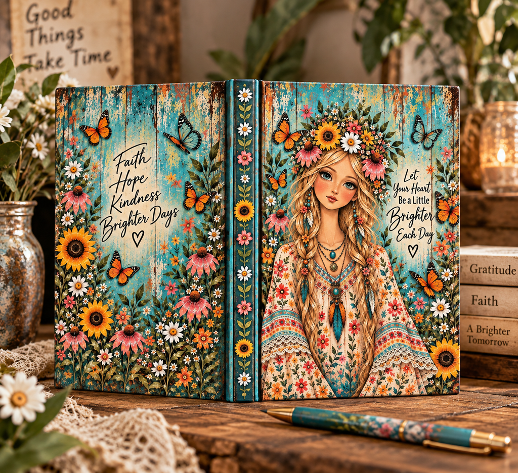 Wildflower Soul Hardcover journal matte